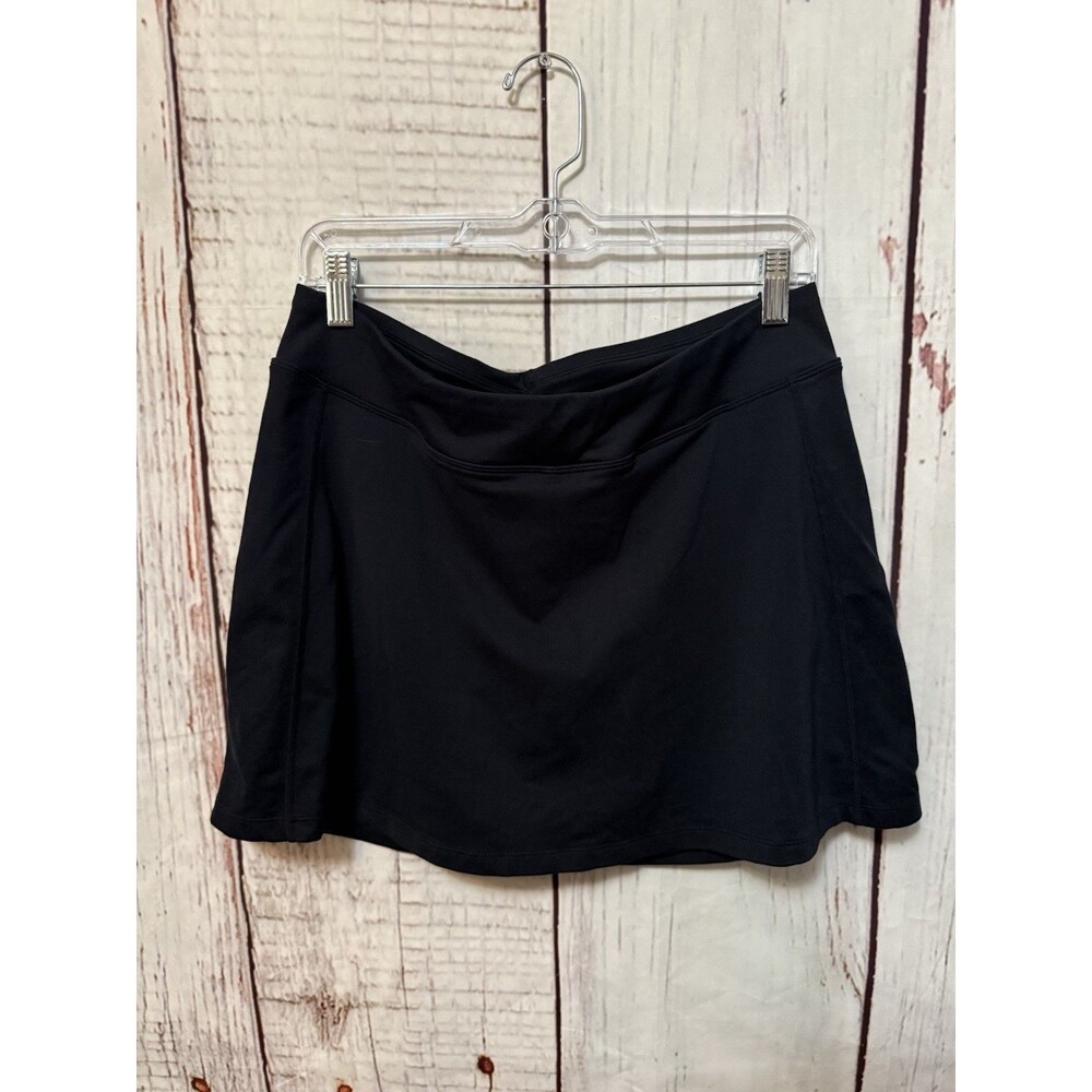 Title Nine Pull On Skort Stretch Athletic Black Size Medium